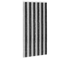 Vabzdžių Užuolaida iš Chenille Pilka ir juoda 100 x 200 cm