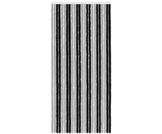 Vabzdžių Užuolaida iš Chenille Pilka ir juoda 100 x 220 cm