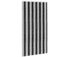 Vabzdžių Užuolaida iš Chenille Pilka ir juoda 118 x 220 cm