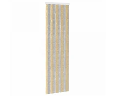 Vabzdžių Užuolaida iš Chenille Pilka ir smėlinė 56 x 185 cm