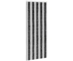 Vabzdžių Užuolaida iš Chenille Pilka ir juoda 90 x 220 cm