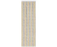 Vabzdžių Užuolaida iš Chenille Pilka ir smėlinė 56 x 185 cm