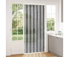 Vabzdžių Užuolaida iš Chenille Pilka ir juoda 100 x 230 cm