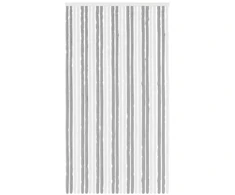 Vabzdžių Užuolaida iš Chenille Pilka ir balta 118 x 220 cm