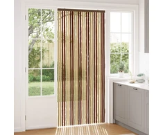 Vabzdžių Užuolaida iš Chenille Ruda ir beigė 100 x 230 cm