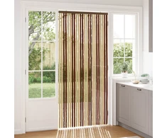 Vabzdžių Užuolaida iš Chenille Ruda ir beigė 100 x 220 cm