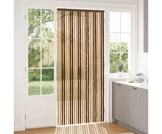 Vabzdžių Užuolaida iš Chenille Ruda ir beigė 100 x 230 cm
