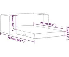 Vaikiška dvivietė sofa-lova, mėlynos spalvos, minkštas pliušas