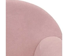 Vaikiška dvivietė sofa-lova, rožinės spalvos, minkštas pliušas