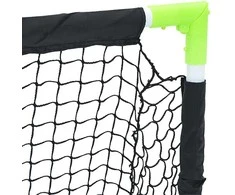 Vaikiški futbolo vartai, juodi, 90x64x64cm, sulankstomi
