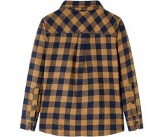 Vaikiški languoti marškiniai, smėlio ir mėlynos spalvos, 92 dydžio