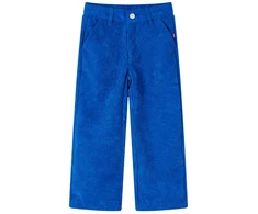 Vaikiškos kelnės, kobalto mėlynos spalvos, velvetas, 116 dydžio