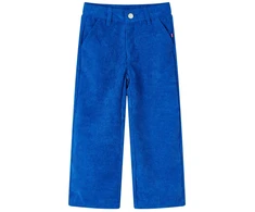 Vaikiškos kelnės, kobalto mėlynos spalvos, velvetas, 104 dydžio