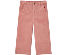 Vaikiškos kelnės, sendintos rožinės spalvos, velvetas, 128 dydžio