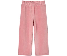 Vaikiškos kelnės, šviesiai rožinės spalvos, velvetas, 128 dydžio