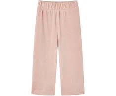 Vaikiškos kelnės, šviesiai rožinės spalvos, velvetas, 116 dydžio