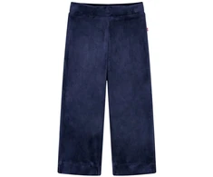 Vaikiškos kelnės, tamsiai mėlynos spalvos, velvetas, 104 dydžio