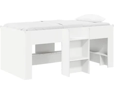 Vaikų Aukštas Lova 2 pcs Balta 163 x 101,1 x 68,5 cm