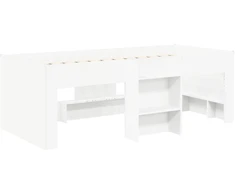 Vaikų Aukštas Lova 2 pcs Balta 193 x 96,1 x 68,5 cm