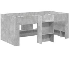 Vaikų Aukštas Lova 2 pcs Betoninė 163 x 101,1 x 68,5 cm