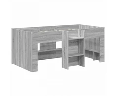 Vaikų Aukštas Lova 2 pcs Pilka Sonoma 163 x 101,1 x 68,5 cm
