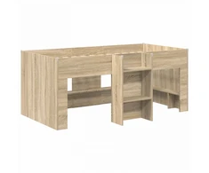 Vaikų Aukštas Lova 2 pcs Sonoma ąžuolo 163 x 101,1 x 68,5 cm