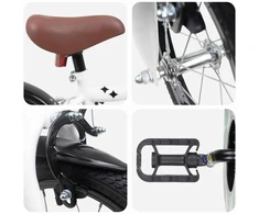 Vaikų Dviratis 12 Colių skirta 2-4 metų vaikams Balta