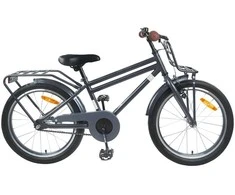 Vaikų Dviratis 18 Colių 5–7 metų vaikams Tamsiai pilka