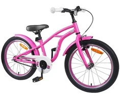 Vaikų Dviratis 20 Colių 6-11 metų amžiaus Tamsiai rožinė