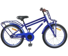 Vaikų Dviratis 22 Colių skirta 7-12 metų vaikams Tamsiai mėlyna