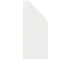 Vaikų knygų lentyna Aukštai blizganti balta 60 x 29,5 x 69 cm