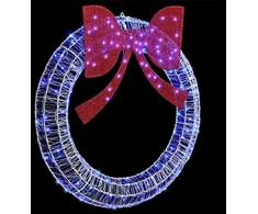 Vainikas su 150 LED Mėlyna 120 cm Akrilas