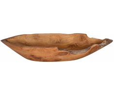 Vaisių dubuo JEPARA Tikmedžio ruda 61 x 21 x 11 cm