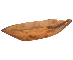 Vaisių dubuo JEPARA Tikmedžio ruda 61 x 21 x 11 cm