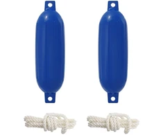 Valčių fenderiai 2 vnt. Ø 14 x 50 cm Mėlyna PVC