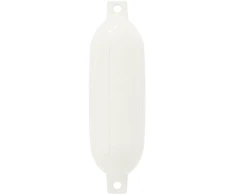 Valčių fenderiai 2 vnt. Ø 16 x 58 cm Balta PVC