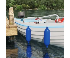 Valčių fenderiai 2 vnt. Ø 16 x 58 cm Mėlyna PVC