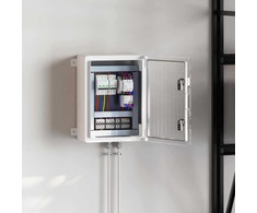 Control Cabinet Pilka 37 x 16,5 x 40 cm ABS plastikas