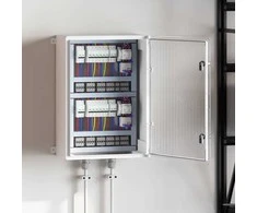Control Cabinet Pilka 57 x 24,5 x 70 cm ABS plastikas