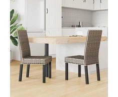Valgomasis krėslas GENDT 2 vnt. Juoda plauna 45 x 54 x 93 cm