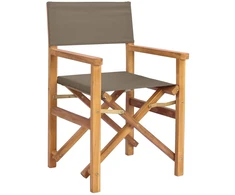 Valgomasis krėslas Ruda ir taupe 56 x 54 x 87 cm