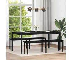 Valgomieji stalai 2 pcs 180 x 90 x 75 cm Apdirbta mediena