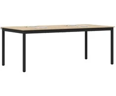 Valgomieji stalai 2 pcs 200 x 100 x 75 cm Apdirbta mediena