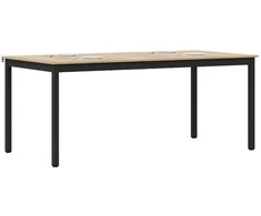 Valgomieji stalai 180 x 90 x 75 cm Apdirbta mediena