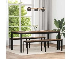 Valgomieji stalai 2 pcs 180 x 90 x 75 cm Apdirbta mediena