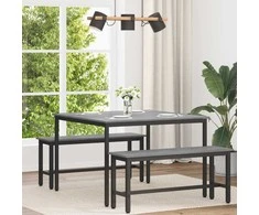 Valgomieji stalai 110 x 110 x 75 cm METALAS