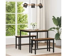 Valgomieji stalai 80 x 80 x 75 cm METALAS