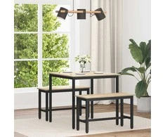Valgomieji stalai 80 x 80 x 75 cm METALAS