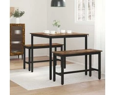 Valgomieji stalai 80 x 80 x 75 cm Apdirbta mediena Kvadrato