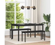 Valgomieji stalai 140 x 80 x 75 cm METALAS